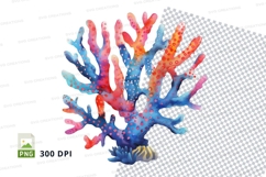Colorful coral reef clipart Product Image 1