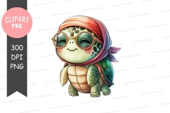 Cool turtle clipart png Product Image 1
