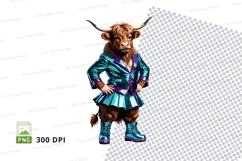 Fashionable highland cow Product Image 1