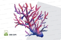 Colorful coral reef clipart Product Image 1