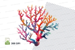 Colorful coral reef clipart Product Image 1