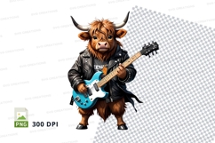 Rocking highland cow Product Image 1