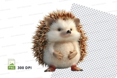 Adorable hedgehog clipart Product Image 1