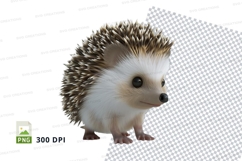 Cute hedgehog clipart png Product Image 1