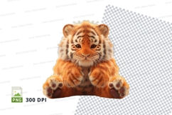 Cute tiger cub clipart Product Image 2