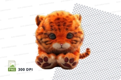 Cute tiger cub clipart Product Image 1