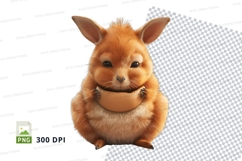 Cute squirrel with acorn Product Image 1