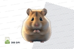 Curious hamster clipart Product Image 1