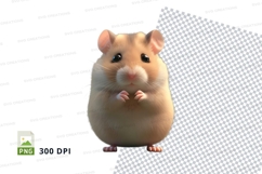 Cute hamster clipart Product Image 1