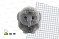 Cute elephant plush toy Product Image 1