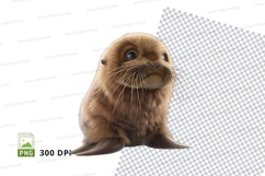 Cute seal puppy clipart Product Image 1