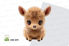 Cute baby deer clipart Product Image 1