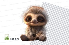 Cute sloth clipart Product Image 1