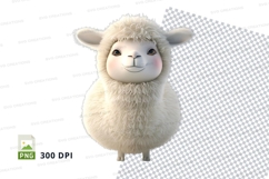 Cute sheep clipart Product Image 1