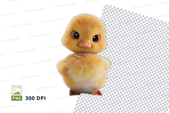 Adorable duckling clipart Product Image 1