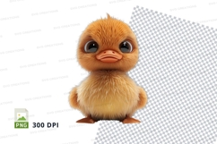 Cute duckling clipart Product Image 1