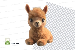 Cute alpaca plush toy Product Image 1