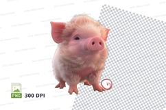 Adorable pink piglet Product Image 1