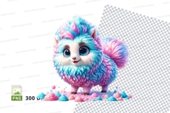 Colorful cartoon squirrel Product Image 1