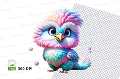 Colorful owl clipart Product Image 1