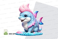 Cartoon dolphin clipart Product Image 1