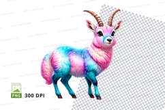 Colorful fantasy goat Product Image 1
