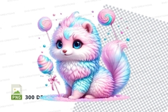 Candy fox with lollipops Product Image 1