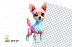 Colorful chihuahua clipart Product Image 1