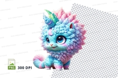 Colorful unicorn cat Product Image 1