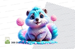 Colorful bear with candy Product Image 1