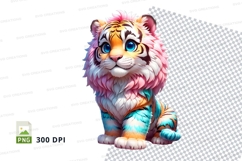 Colorful tiger cub Product Image 1