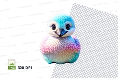 Colorful bird clipart Product Image 1