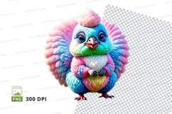 Colorful cartoon bird Product Image 1