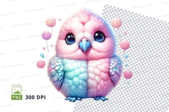 Pastel owl with candy Product Image 1