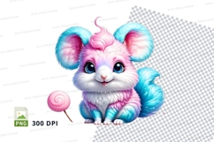 Colorful bunny with lollipop Product Image 1