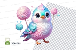 Candy bird clipart Product Image 1