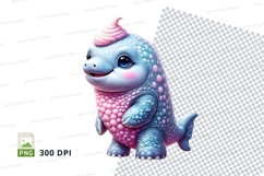 Whimsical dolphin clipart Product Image 1