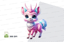Magical unicorn clipart Product Image 1