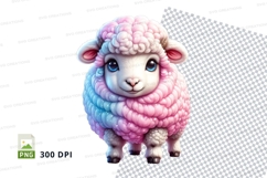 Pastel sheep clipart Product Image 1