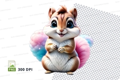 Cute chipmunk clipart Product Image 1
