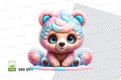 Colorful cartoon bear Product Image 1