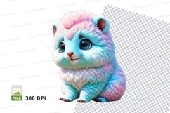 Colorful cartoon cat Product Image 1