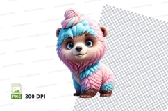 Colorful cartoon bear Product Image 1