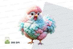 Pastel chicken clipart Product Image 1