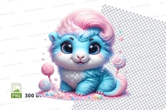 Candy cat clipart Product Image 1