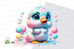Cute baby duck clipart Product Image 1