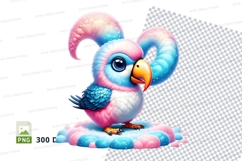 Colorful parrot clipart Product Image 1