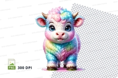 Rainbow unicorn calf Product Image 1
