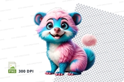 Colorful cartoon animal Product Image 1