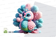 Fantasy bird clipart Product Image 1